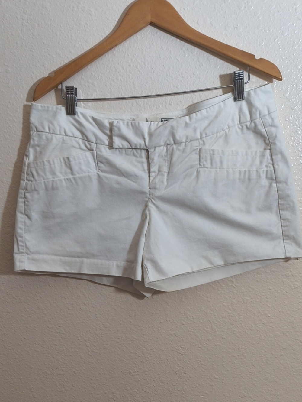 Converse All Star Cotton White Shorts